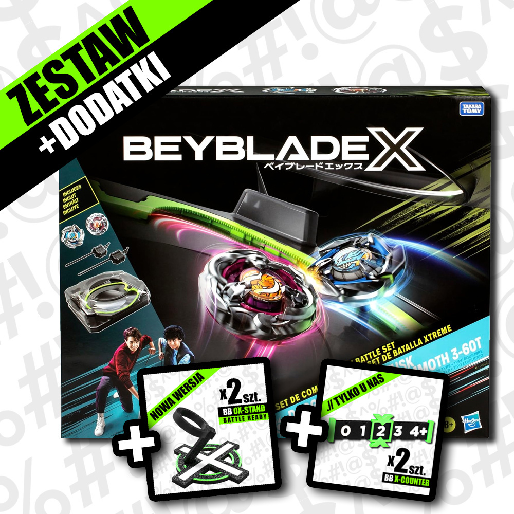 BEYBLADE X B-100 2個セット Beyblade X - Zestaw startowy (+dodatki) > SmieszneItemki